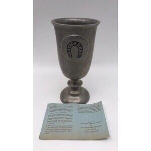 HAYMARKET Pewter Tavern Tall Goblet Primitive Frankham Brass Co Made in USA